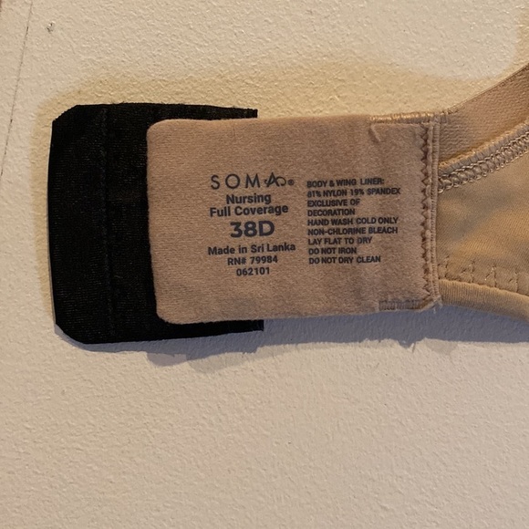 Soma nursing bra 38 D - Picture 2 of 3